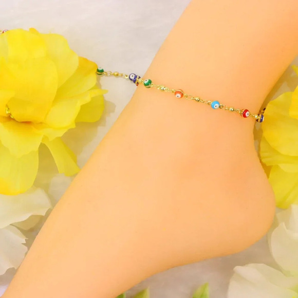 Minimalist Anklet, Sleek & Modern Design, Women’s Fashion, YC110094-A - Picture 3 of 10